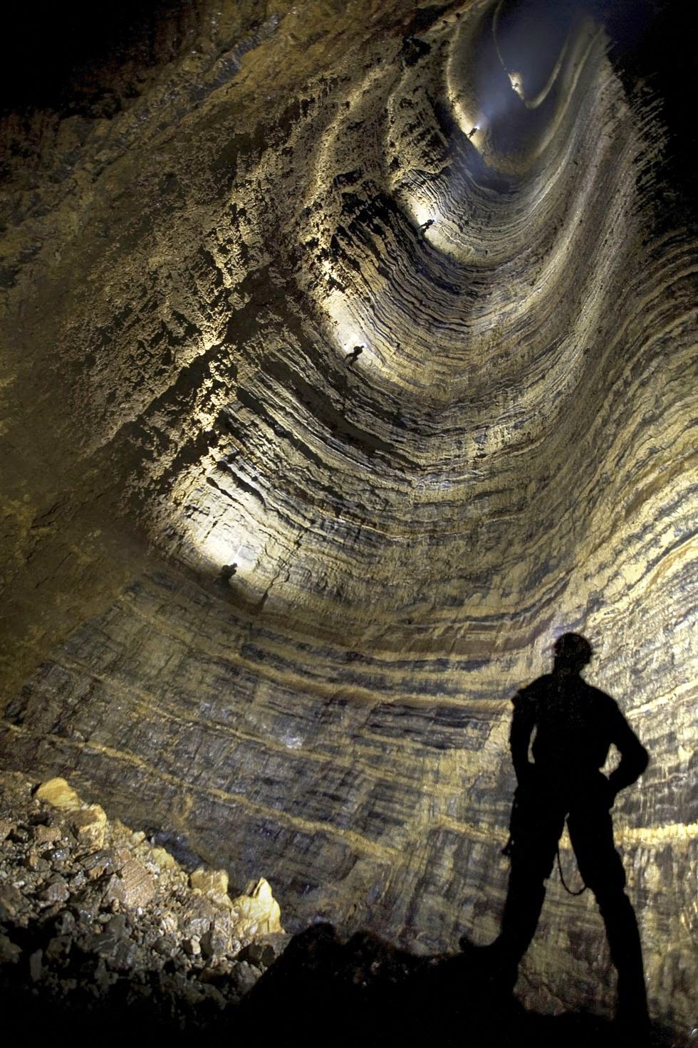 Krubera, the deepest cave on the is located in Gagra,