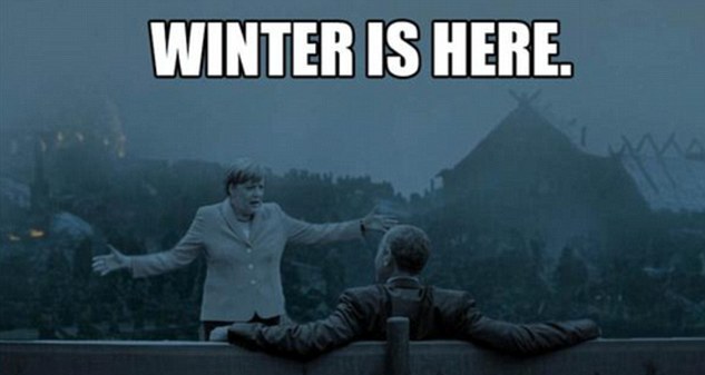 Shopped photos of Angela Merkel talking to Barack Obama take the internet by storm geotv.ge