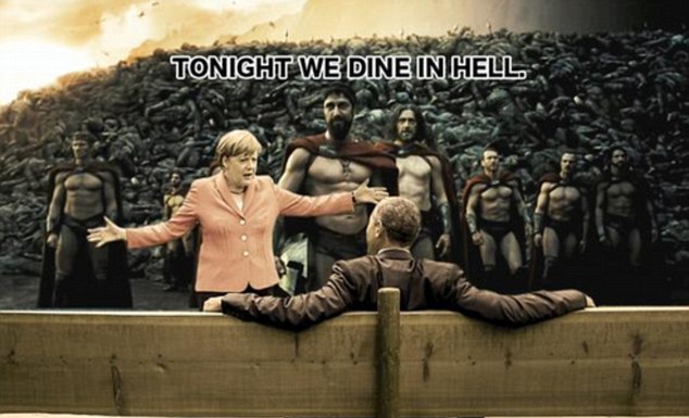Shopped photos of Angela Merkel talking to Barack Obama take the internet by storm geotv.ge