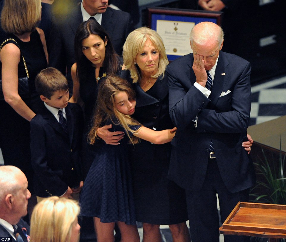 A Father's Tears: Joe Biden struggles to control his emotion as mourners pay respects to his son geotv.ge