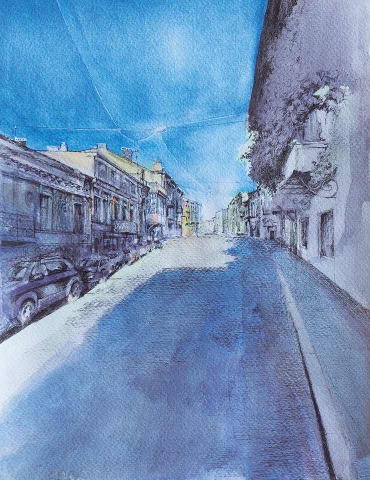 Haunted houses of old Tbilisi sketched by Ukrainian artist geotv.ge