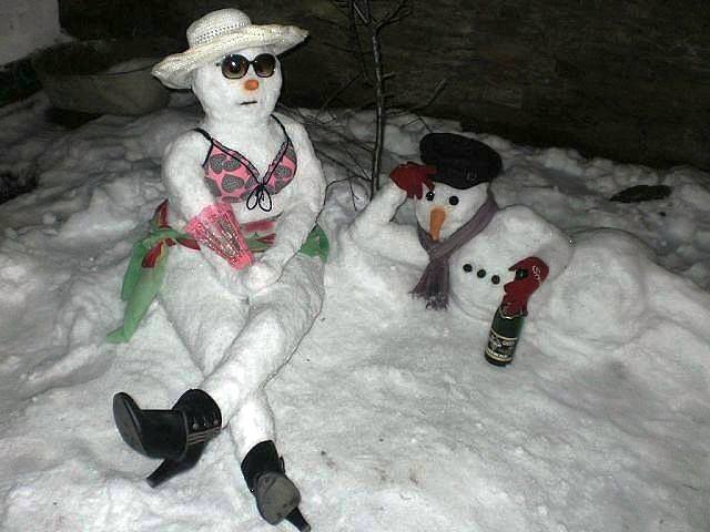 Bildergebnis für funny snowman