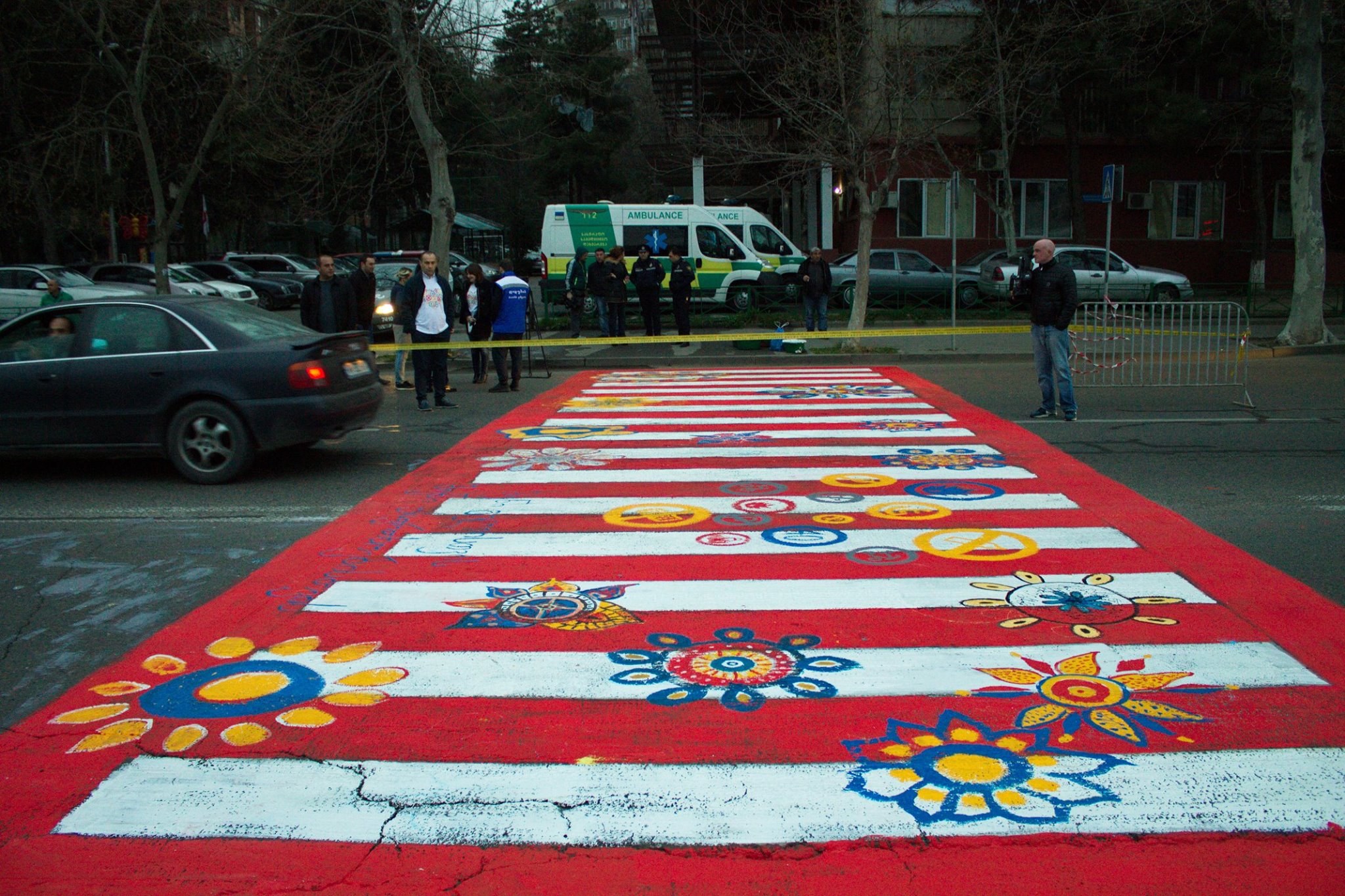 Tbilisi opening up for colorful crosswalks geotv.ge