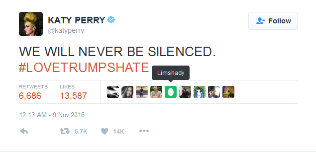 How celebrities react to Donald Trump becoming US President geotv.ge