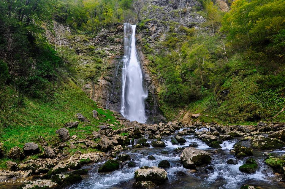 Astonishing waterfalls and canyon of Martvili geotv.ge