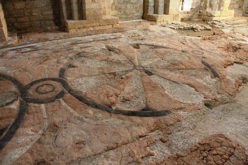 Historic discovery: Unique 11th-century floor uncovered at Ishkhani monastery geotv.ge