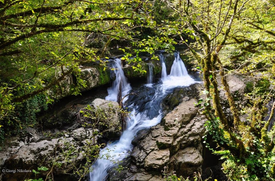 Astonishing waterfalls and canyon of Martvili geotv.ge