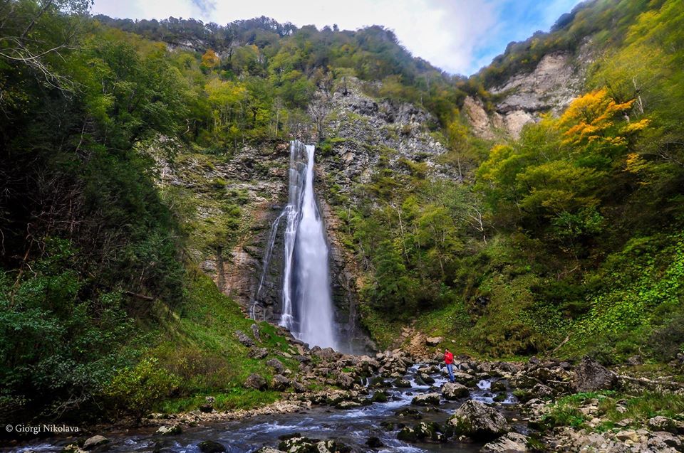 Astonishing waterfalls and canyon of Martvili geotv.ge
