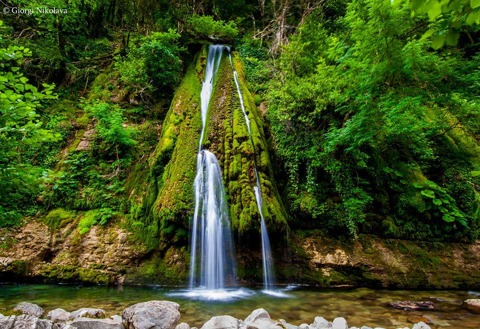 Astonishing waterfalls and canyon of Martvili geotv.ge