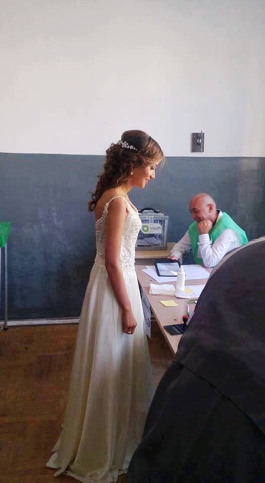 Bride at polls – Two important decisions for the future geotv.ge