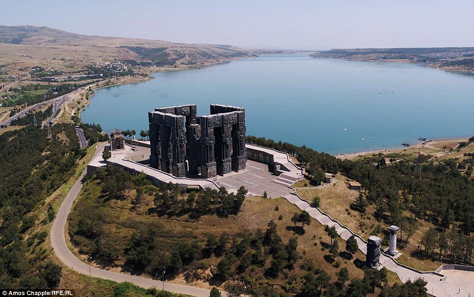 Mountain tops and monuments: The stunning bird's-eye-view images of Georgia taken before law limiting drone-use kicks in geotv.ge