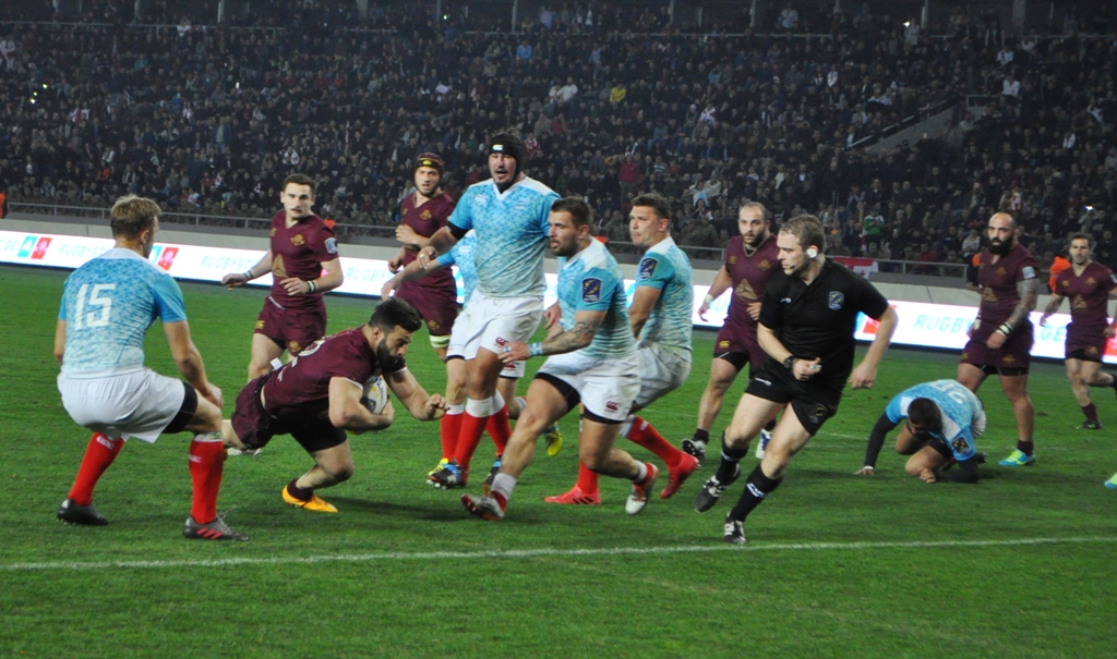 A big game of tough gentlemen: Georgian rugby team beats Russia geotv.ge