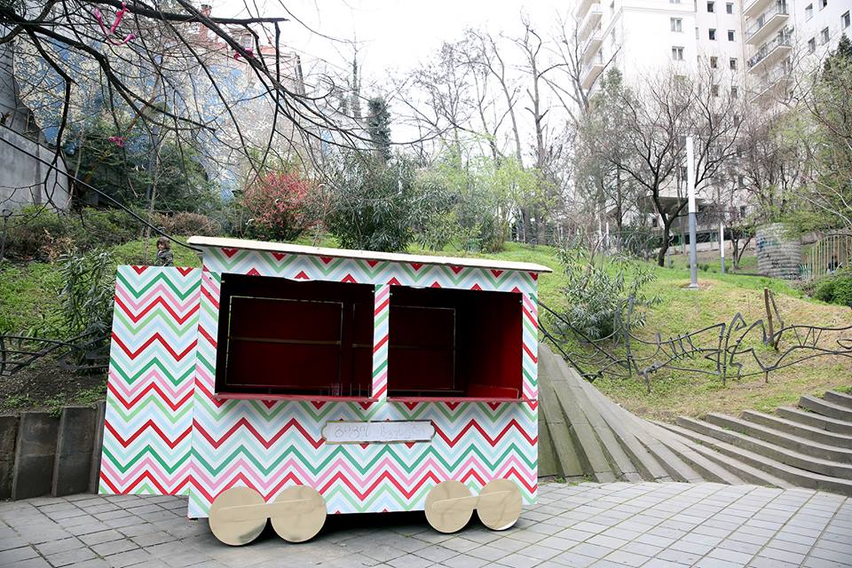 Tbilisi City Hall gifts food stand to a teenager street vendor with cerebral palsy geotv.ge
