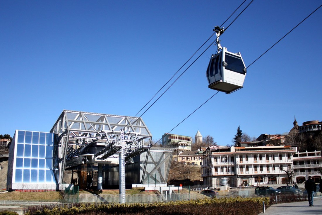 Rike-Narikala ropeway in Tbilisi temporarily stops working geotv.ge
