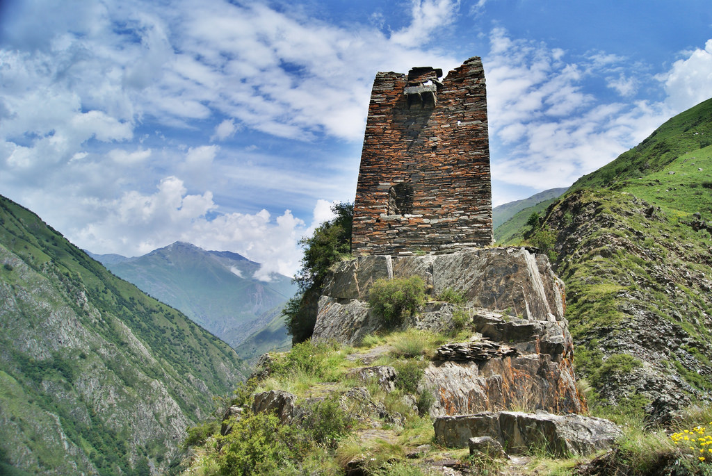 Medieval and once abandoned Mutso village in Khevsureti being rehabilitated geotv.ge