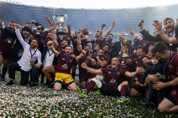 Young Georgian Rugby Team wins European Championship by defeating France geotv.ge