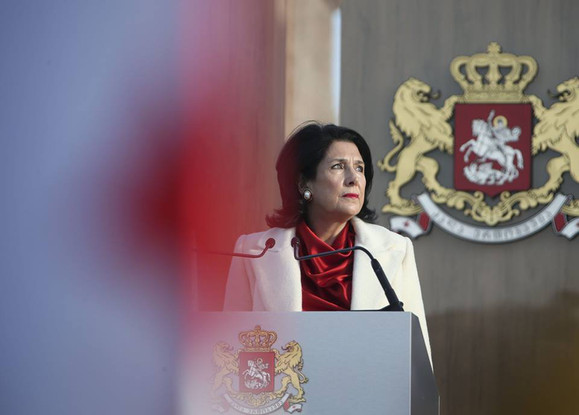 Salome Zourabichvili officially becomes the fifth president of Georgia zourabichvili_inauguration