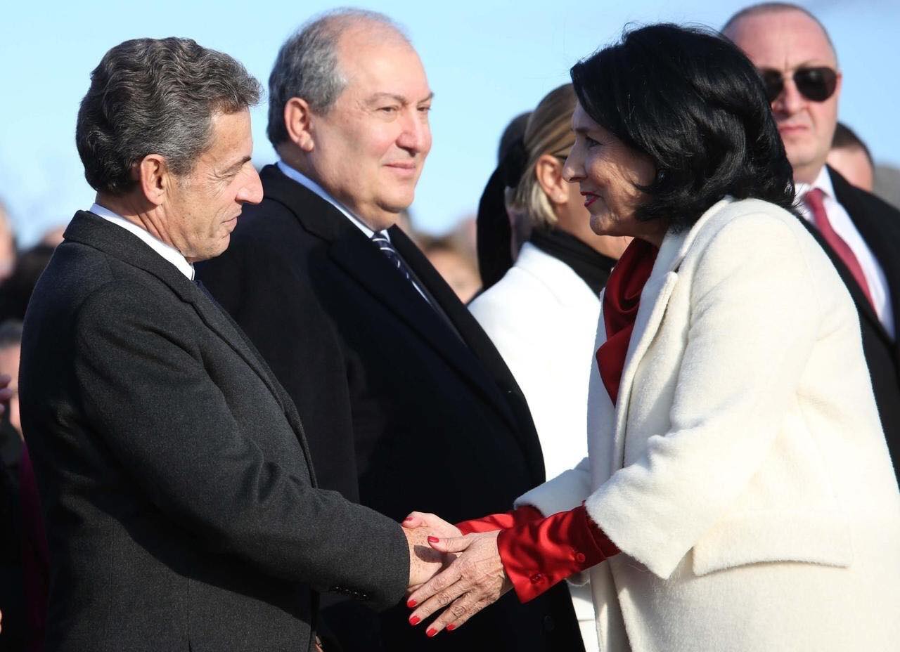 Salome Zourabichvili officially becomes the fifth president of Georgia zourabichvili_sarkozy