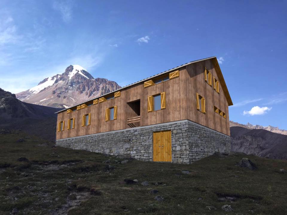 New mountain hut on Mount Kazbegi geotv.ge