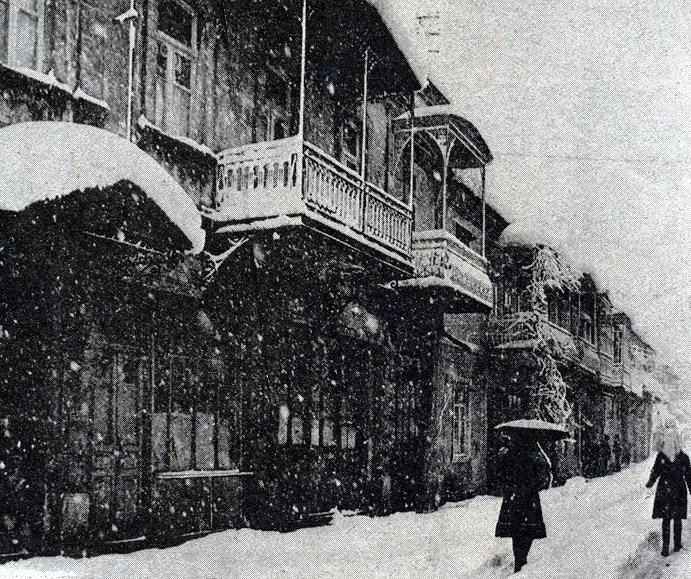 Heavy snowfall in Tbilisi in 1956 geotv.ge