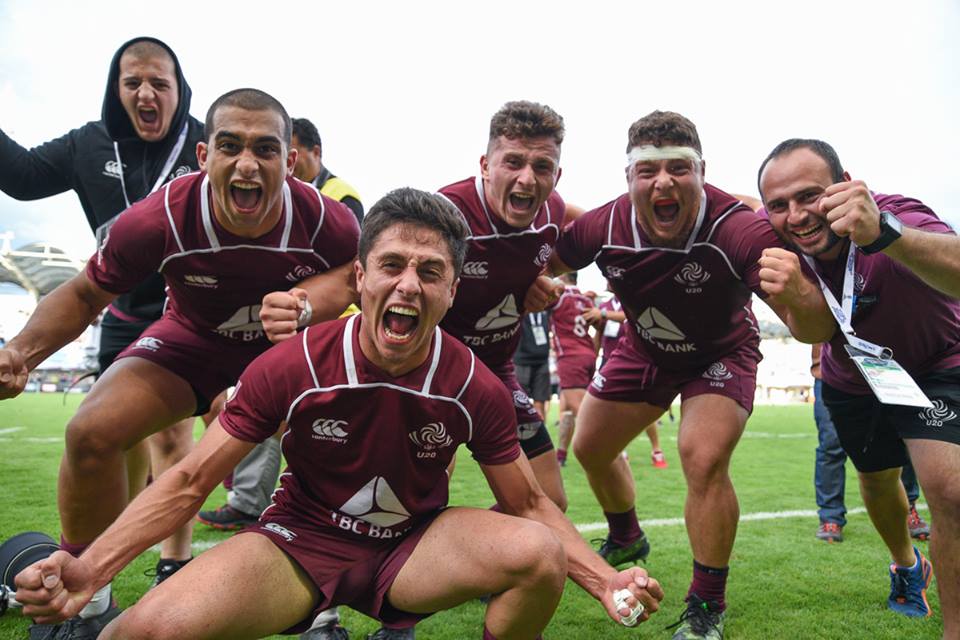Georgia’s young rugby team beats Japan at 2018 Rugby World Cup geotv.ge