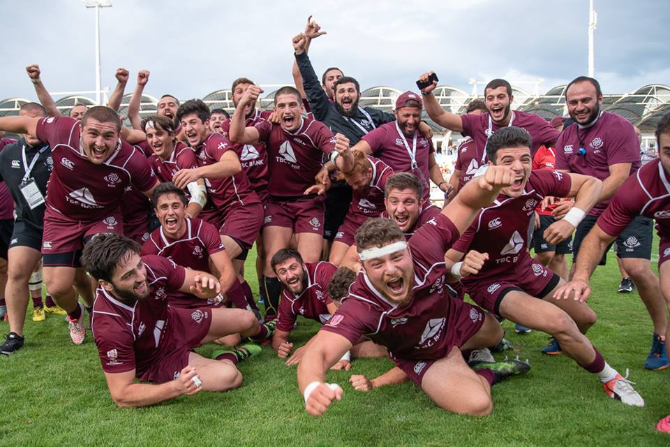 Georgia’s young rugby team beats Japan at 2018 Rugby World Cup geotv.ge