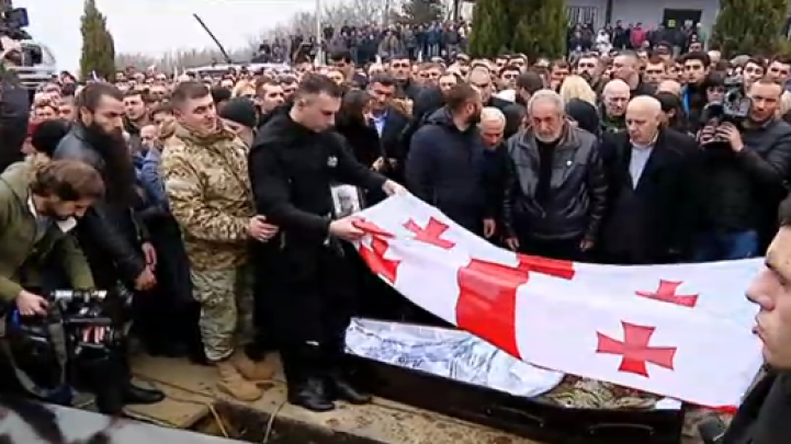 Georgian soldier who died in occupied Tskhinvali Region buried with honor geotv.ge