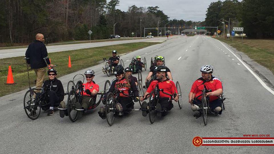 Georgian wounded soldiers claim 7 medals at Marine Corps Trials competition in US geotv.ge