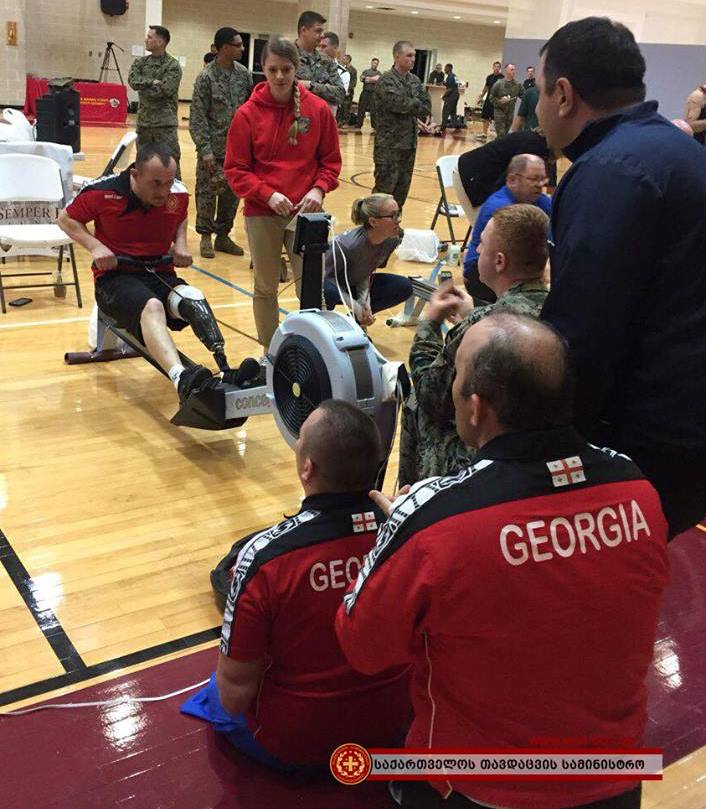 Georgian wounded soldiers claim 7 medals at Marine Corps Trials competition in US geotv.ge