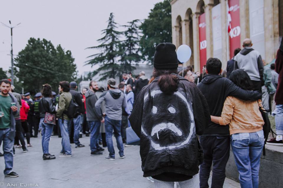 The first protest expressed through massive rave to electronic music in Tbilisi geotv.ge