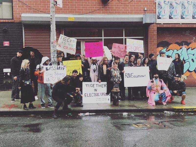The first protest expressed through massive rave to electronic music in Tbilisi geotv.ge