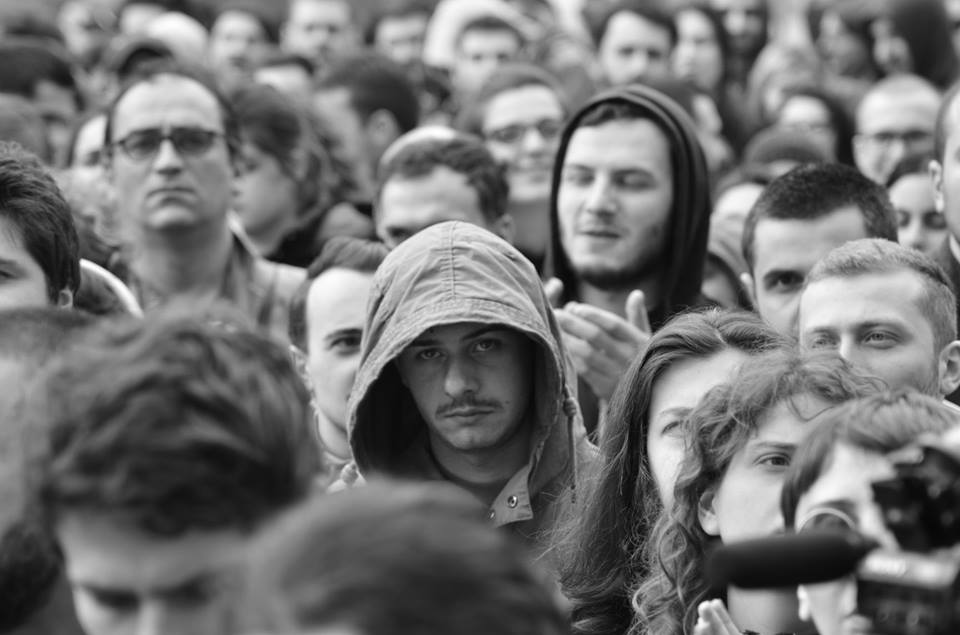 The first protest expressed through massive rave to electronic music in Tbilisi geotv.ge