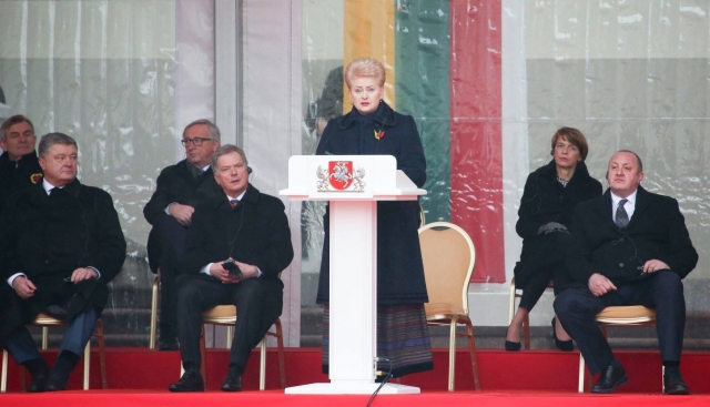 President of Lithuania congratulates Georgia on Independence Day in Georgian language geotv.ge