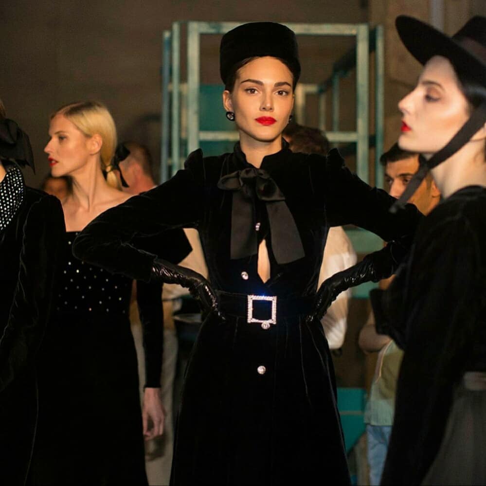 Famous Georgian model Tako Natsvlishvili shining at Mercedes-Benz Fashion Week Tbilisi geotv.ge