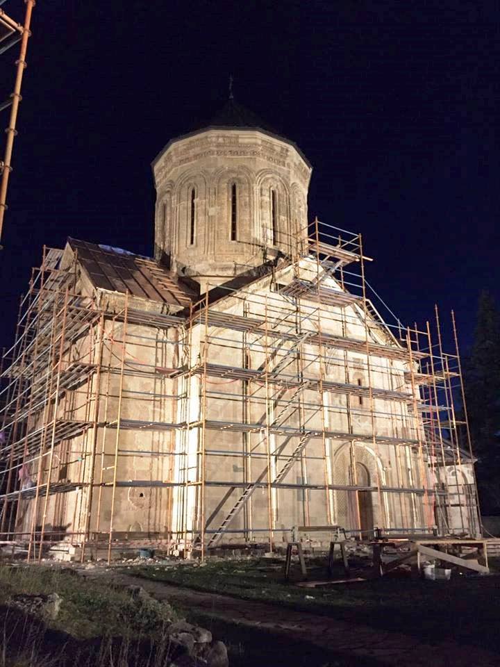 Nikortsminda Cathedral renovation works to finish successfully nikortsminda