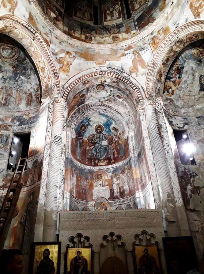 Nikortsminda Cathedral renovation works to finish successfully nikortsminda_interior