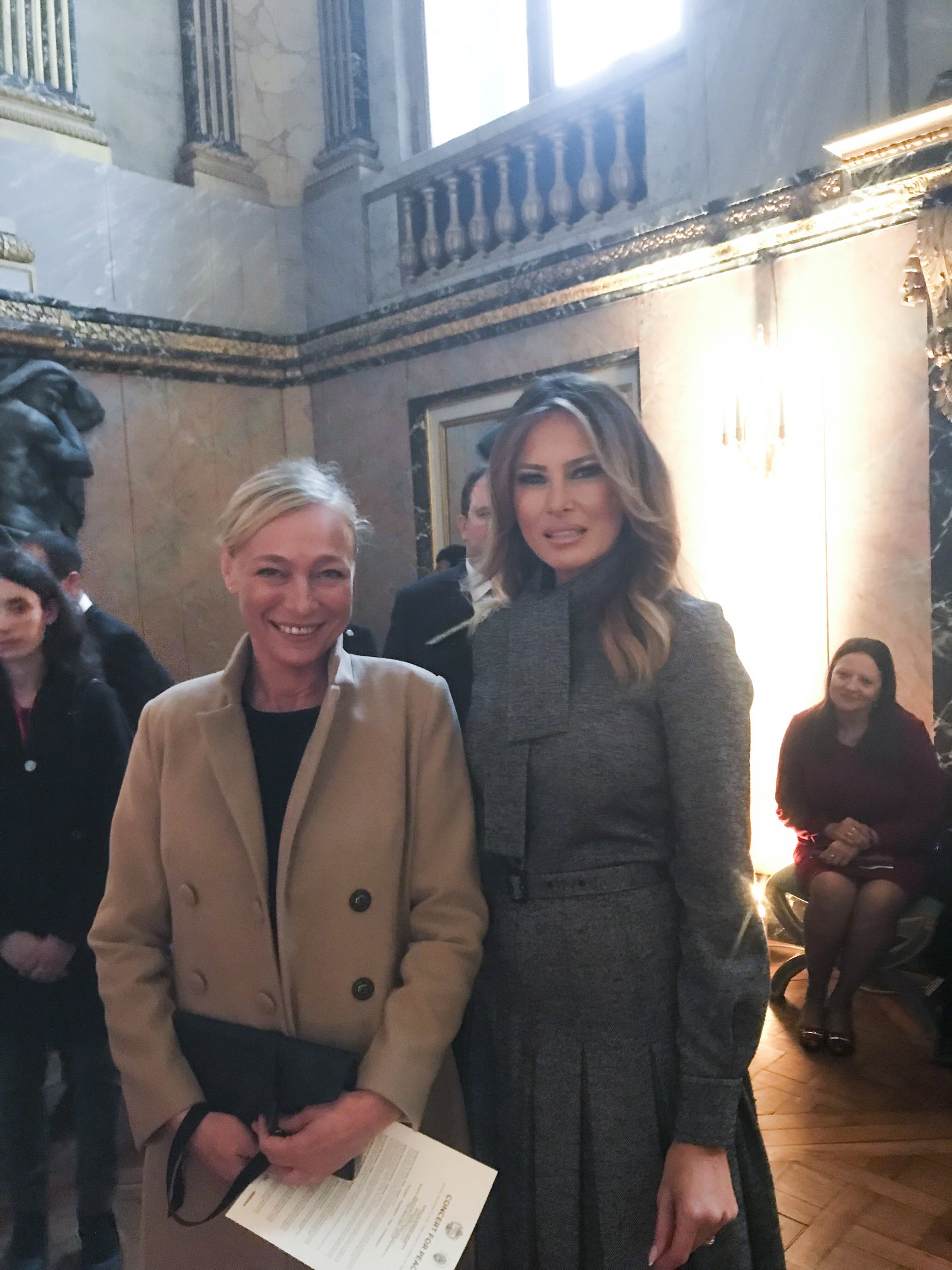 Maka Chichua and Giorgi Margvelashvili at the World War I centenary geotv.ge