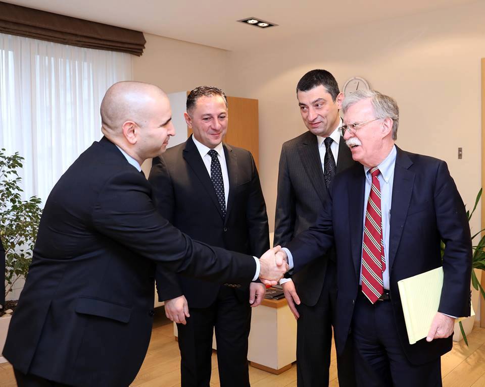 The USA National Security Advisor John Bolton is in Georgia geotv.ge