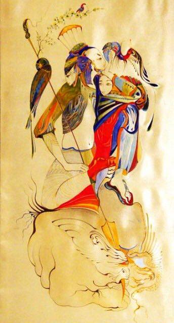 Stunning paintings of Rusudan Petviashvili geotv.ge