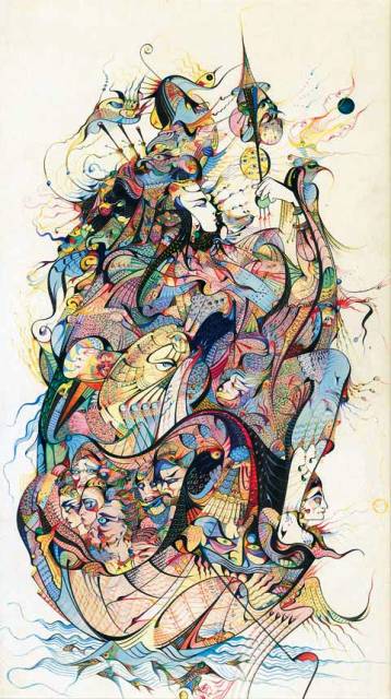 Stunning paintings of Rusudan Petviashvili geotv.ge