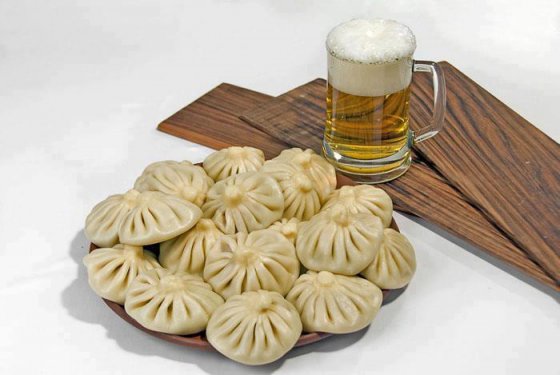 The Guardian: Khinkali best eaten with alcohol khinkali_beer
