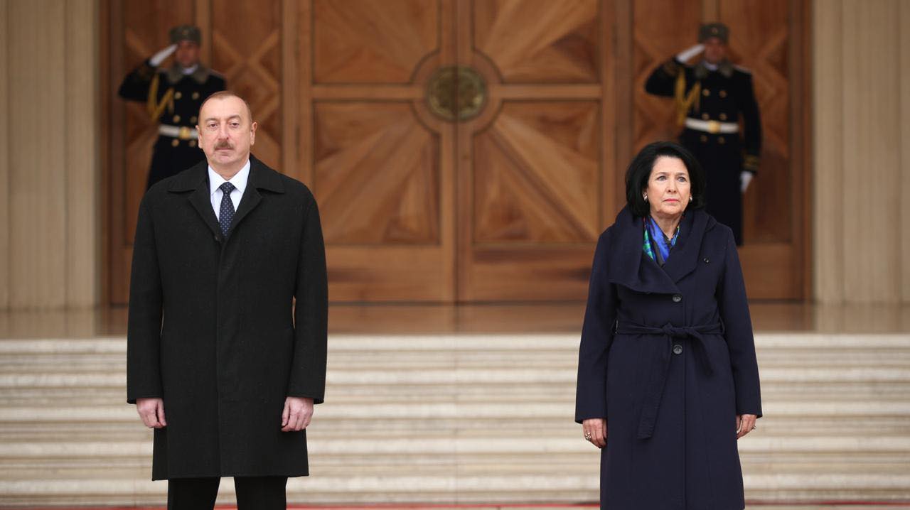 Salome Zourabichvili meeting with the President and the First Lady of Azerbaijan zourabichvili_azerbaijan