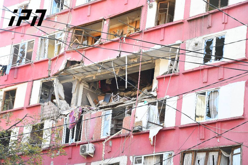 Explosion after Possible gas leak in Tbilisi geotv.ge