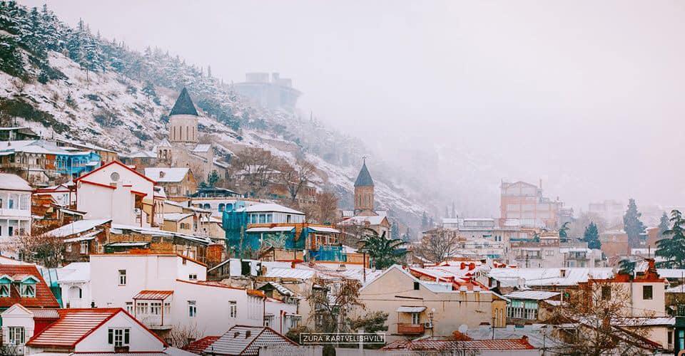 Breathtaking Pictures of Snowy Spring in Georgia geotv.ge