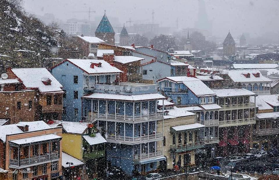 Breathtaking Pictures of Snowy Spring in Georgia geotv.ge