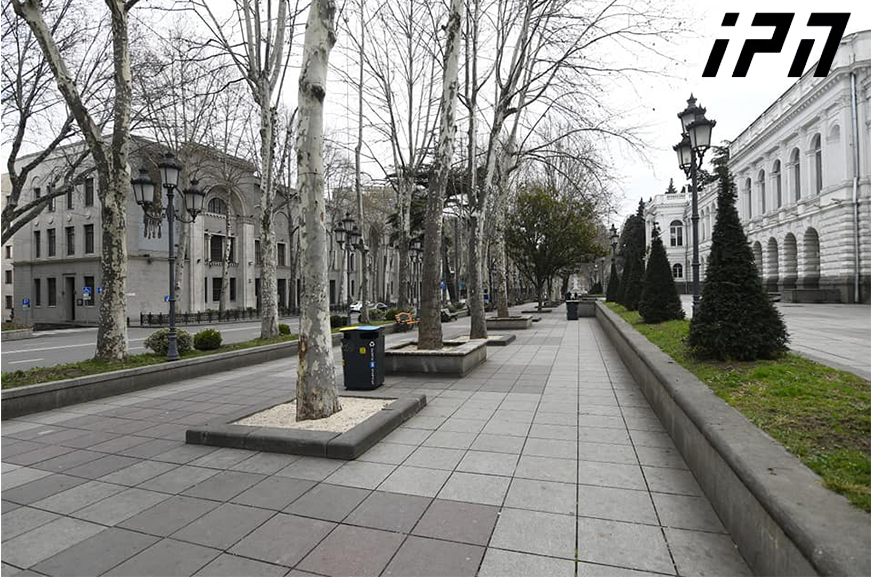 Streets of Tbilisi Deserted Amid Coronavirus Outbreak geotv.ge