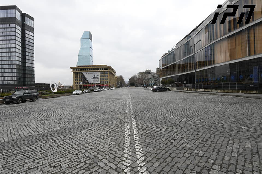 Streets of Tbilisi Deserted Amid Coronavirus Outbreak geotv.ge